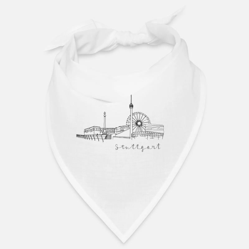 Stuttgart Skyline Bandana