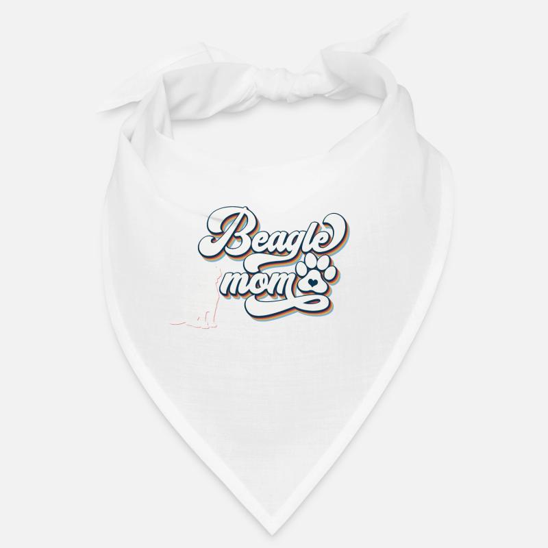 Beagle maman chien propriétaire style rétro Bandana
