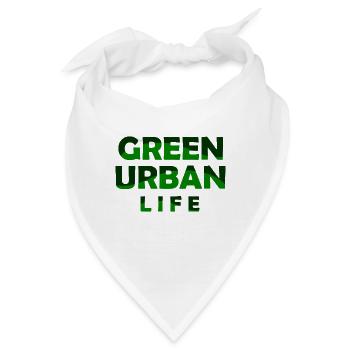 Green Urban Life - Save the Planet - Umweltschutz - Bandana - Weiß - Vorne