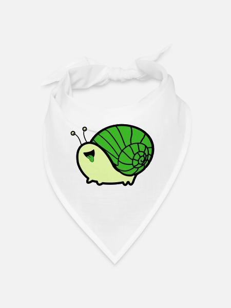 Snail Comic - Bandana - white - Front