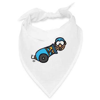Die Kanone - Bandana - Weiß - Vorne
