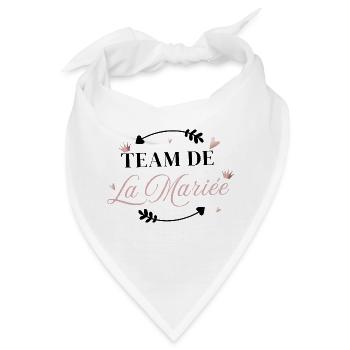 Pink Arrow Brautteam - Bandana - Weiß - Vorne