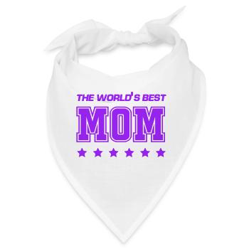 best mom - Bandana - Weiß - Vorne