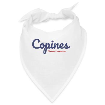 Freundinnen als - Bandana - Weiß - Vorne