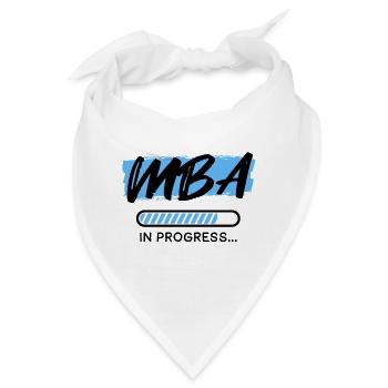 MBA In progress - Bandana - Weiß - Vorne