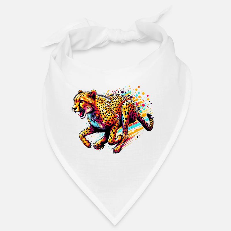 Guépard - Bandana - blanc