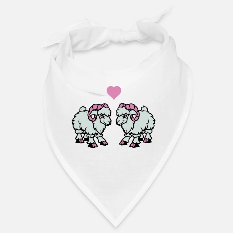 schaf comic widder love Bandana