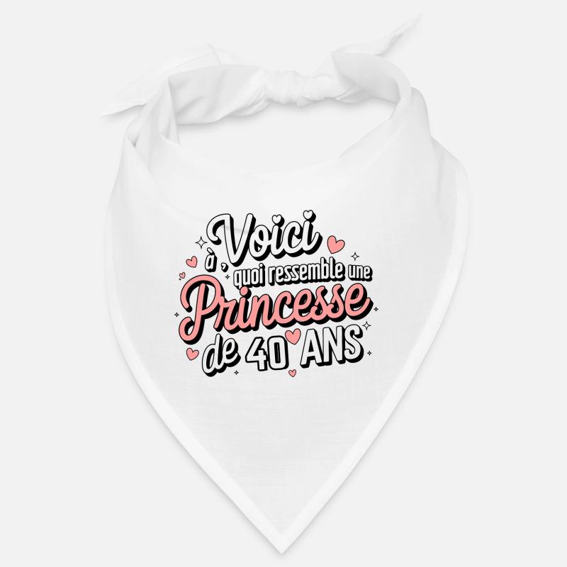 Princesse 40 Ans Bandana