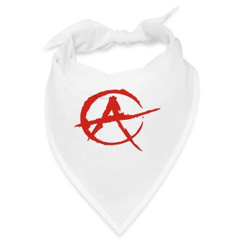 Anarchie - Bandana - Weiß - Vorne