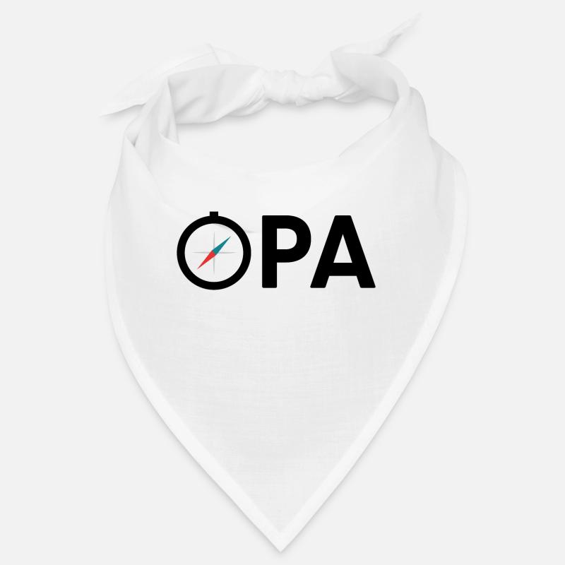Opa Großvater Kompass Expedition Geschenkidee Bandana