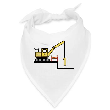 Bagger - Bandana - Weiß - Vorne
