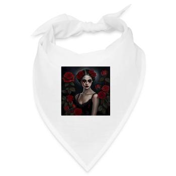 Vampirdame - Bandana - Weiß - Vorne