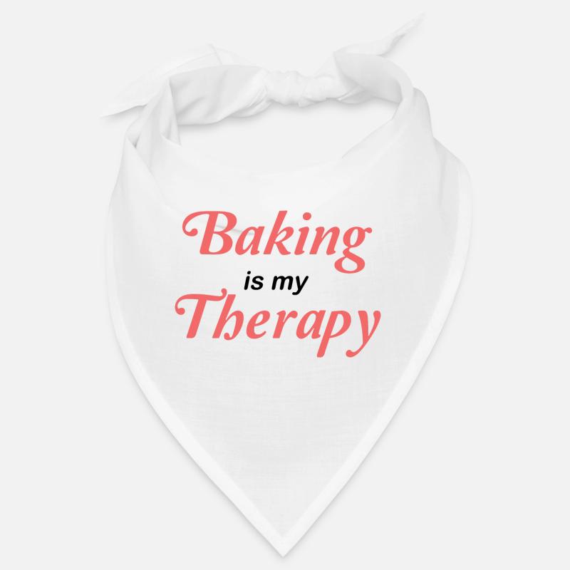 Baking is my therapy Bandana