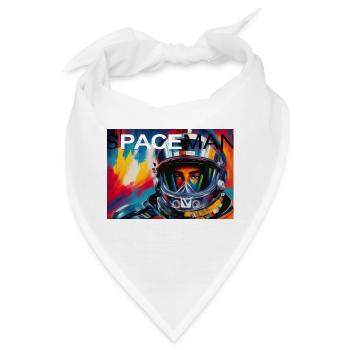 Spaceman b4 600DPI - Bandana - Weiß - Vorne
