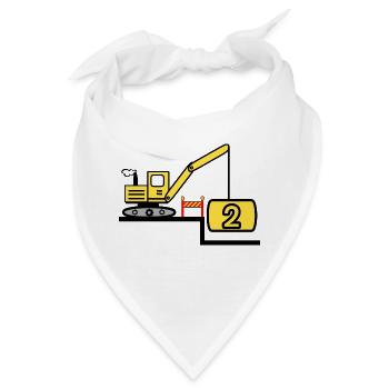 Bagger - Bandana - Weiß - Vorne