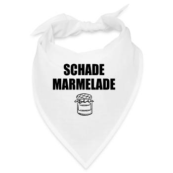 Schade Marmelade - Bandana - Weiß - Vorne