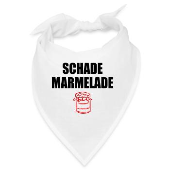 Schade Marmelade - Bandana - Weiß - Vorne