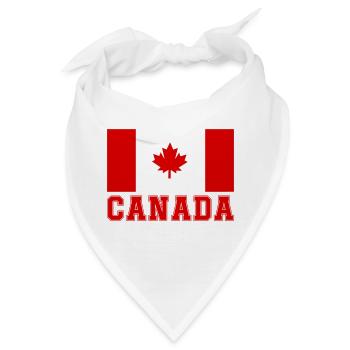 kanada canada - Bandana - Weiß - Vorne