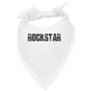 Rock-Star - Bandana - Weiß - Vorne