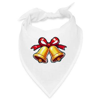 glocken - Bandana - Weiß - Vorne