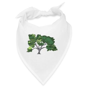 Eiche - Bandana - Weiß - Vorne