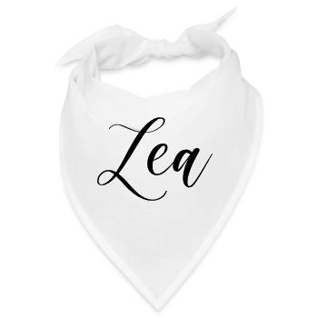 lea name - Bandana - Weiß - Vorne