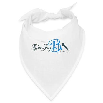 deejay b logo - Bandana - Weiß - Vorne