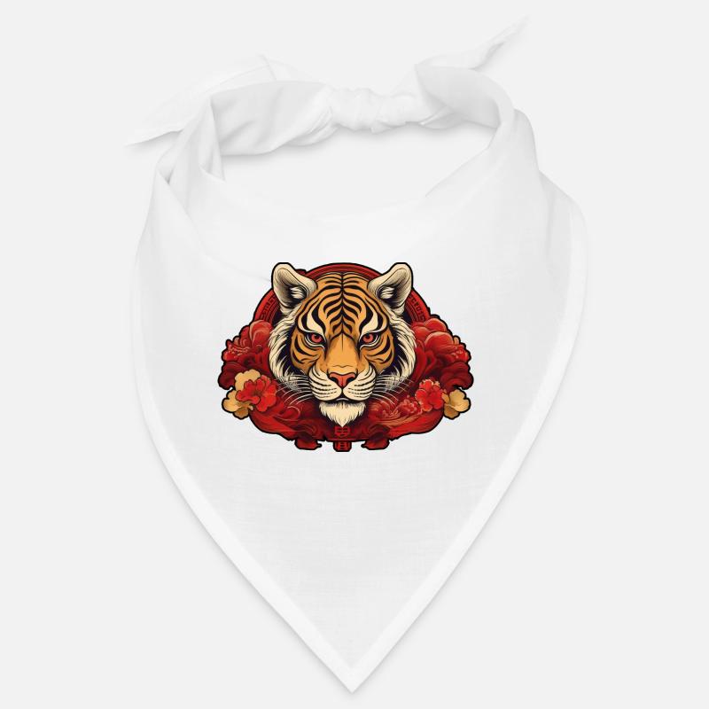 Tiger with Background Bandana