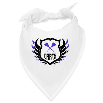 darts crest - Bandana - Weiß - Vorne