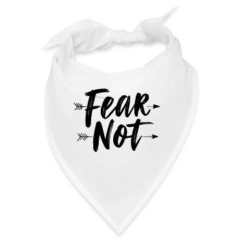 Fürchte dich nicht - Bandana - Weiß - Vorne