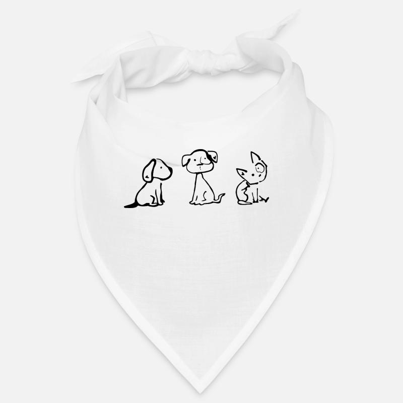Hunden - Bandana - Weiß