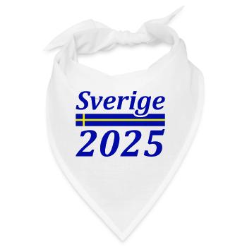 Sverige 2025 Schweden - Bandana - Weiß - Vorne