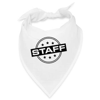 Staff - Bandana - Weiß - Vorne