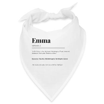 Emma - Bandana - Weiß - Vorne