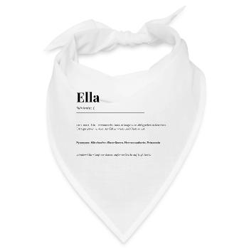 Ella - Bandana - Weiß - Vorne