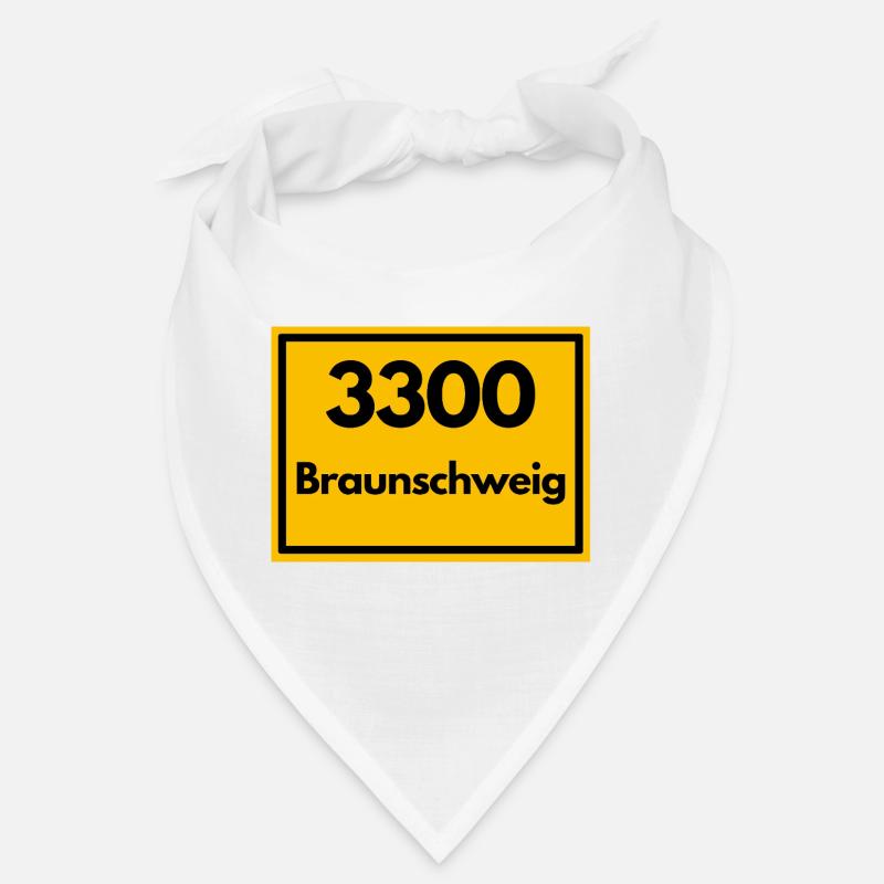 Town sign - then old zip code 3300 BRAUNSCHWEIG Bandana