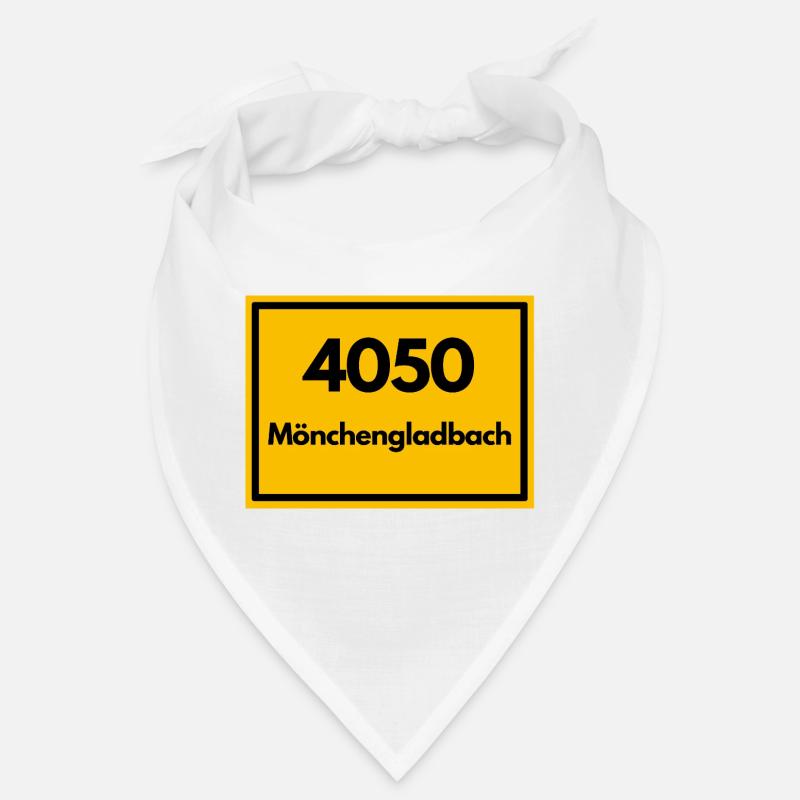 Panneau de lieu - puis ancien code postal 4050 MÖNCHENGLADBACH Bandana