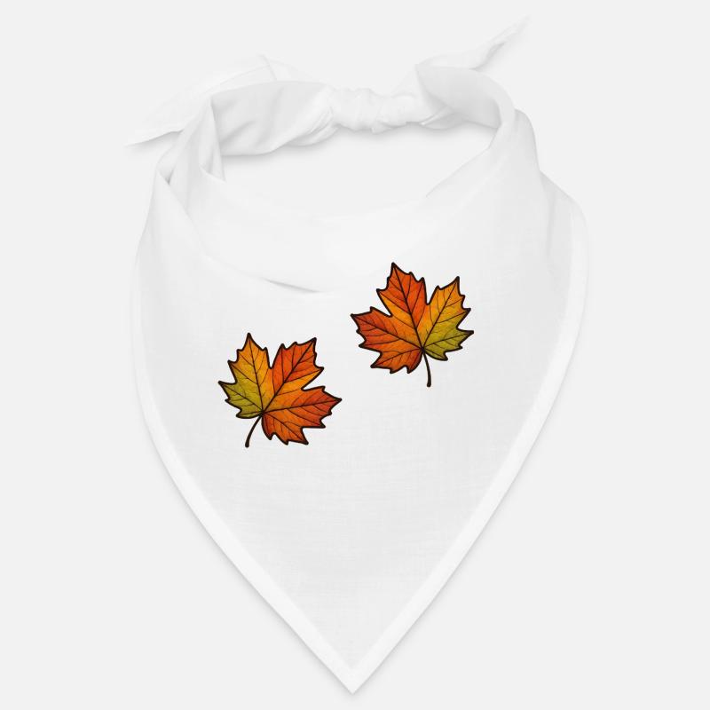 Leaf Autumn Maple Leaf 2 Bandana