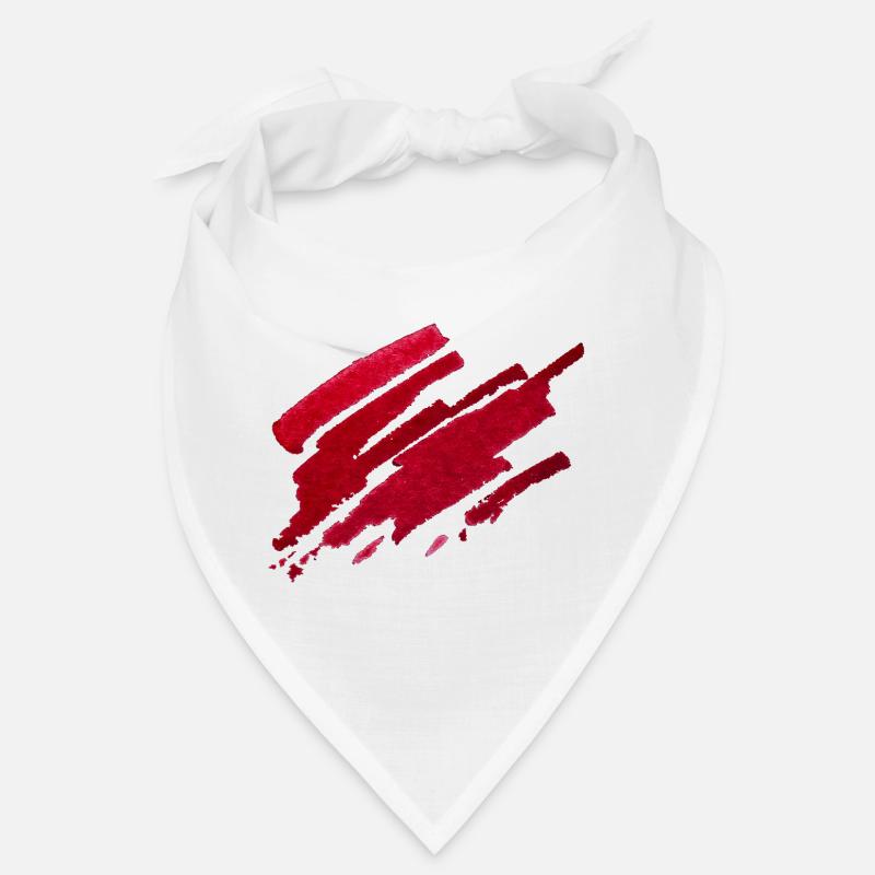 Color - Red - Abstract Bandana