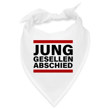 Junggesellen Abschied Jga - Bandana - Weiß - Vorne