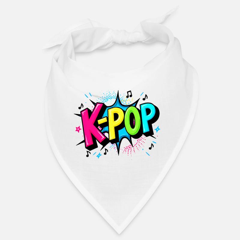K-Pop Power - Conception de ventilateur coloré Bandana