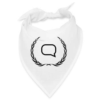 Sprechblase Kranz - Bandana - Weiß - Vorne