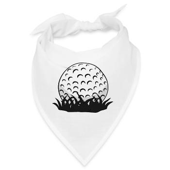 Golfball - Bandana - Weiß - Vorne