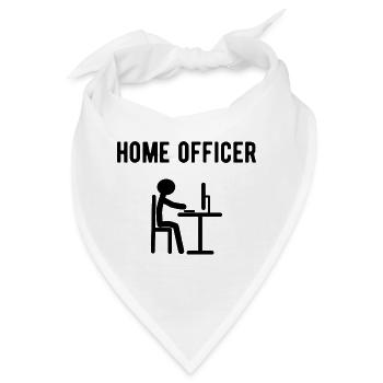 Home Officer - Bandana - Weiß - Vorne
