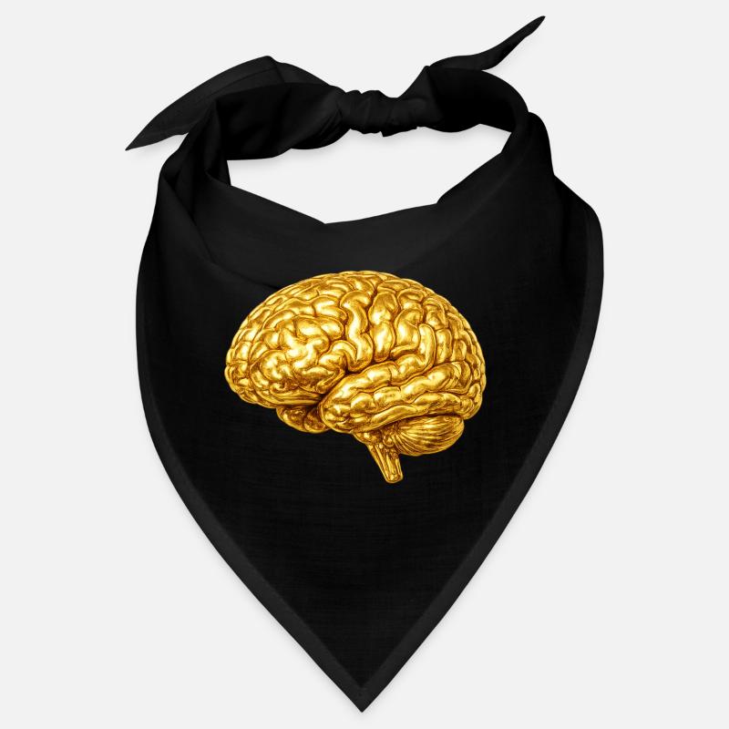 Golden Brain Design Bandana