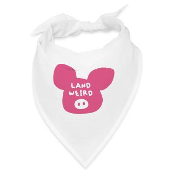 Landwirt Bauer Landwirtschaft weird coole Sprüche - Bandana - Weiß - Vorne
