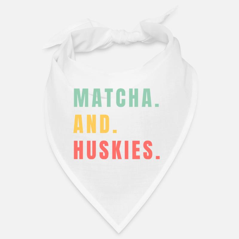 MATCHA AND HUSKIES Bandana