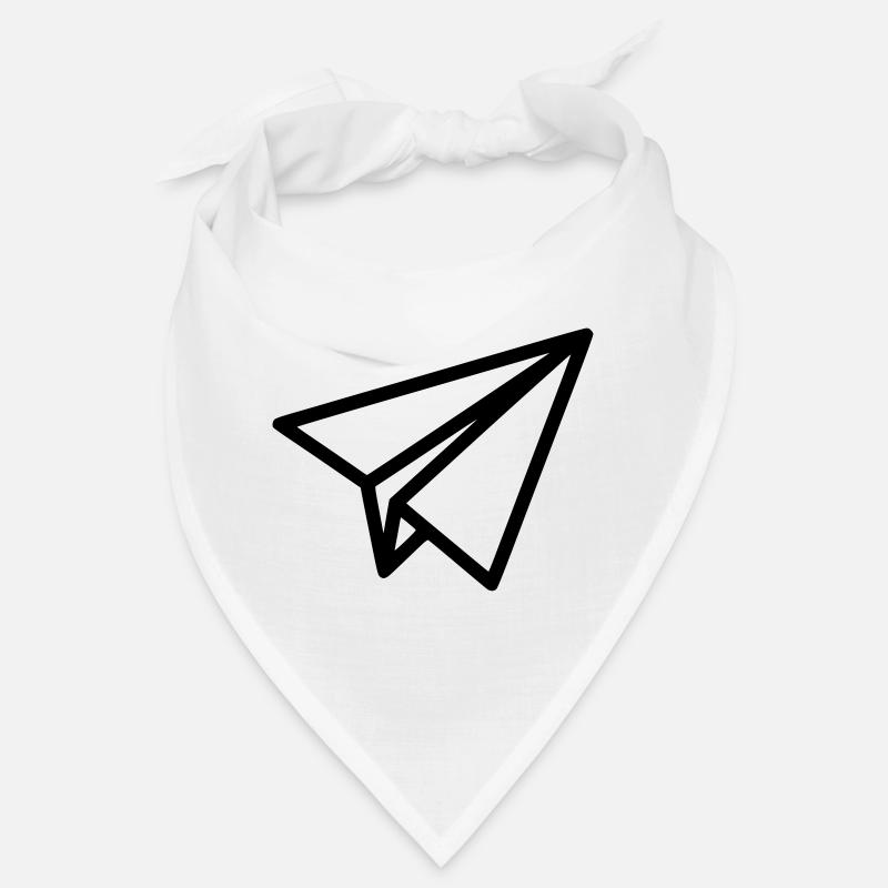 Papierflieger Flugzeug Bandana