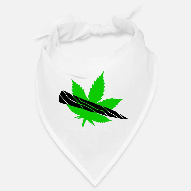 Green Leaf Silhouette Design Bandana