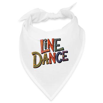 Line Dance Farbenspiel - Bandana - Weiß - Vorne